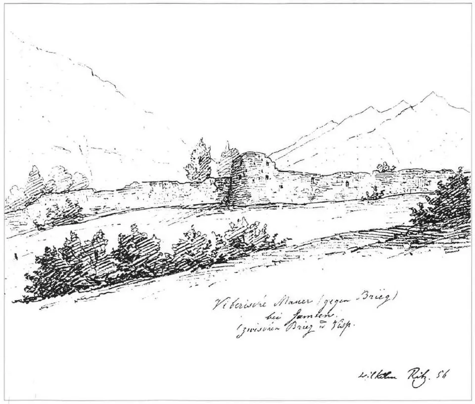Gamsenmauer, mittelalterliche Talsperre