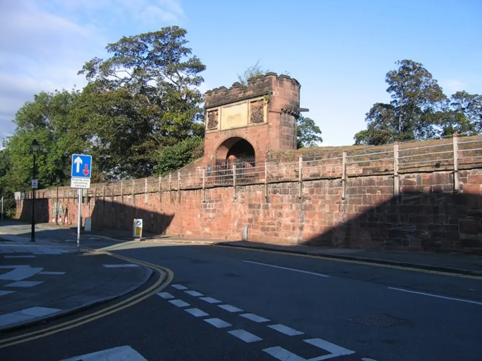 Part of City Wall from Pembertons Parlour to St Martins Gate (not included)