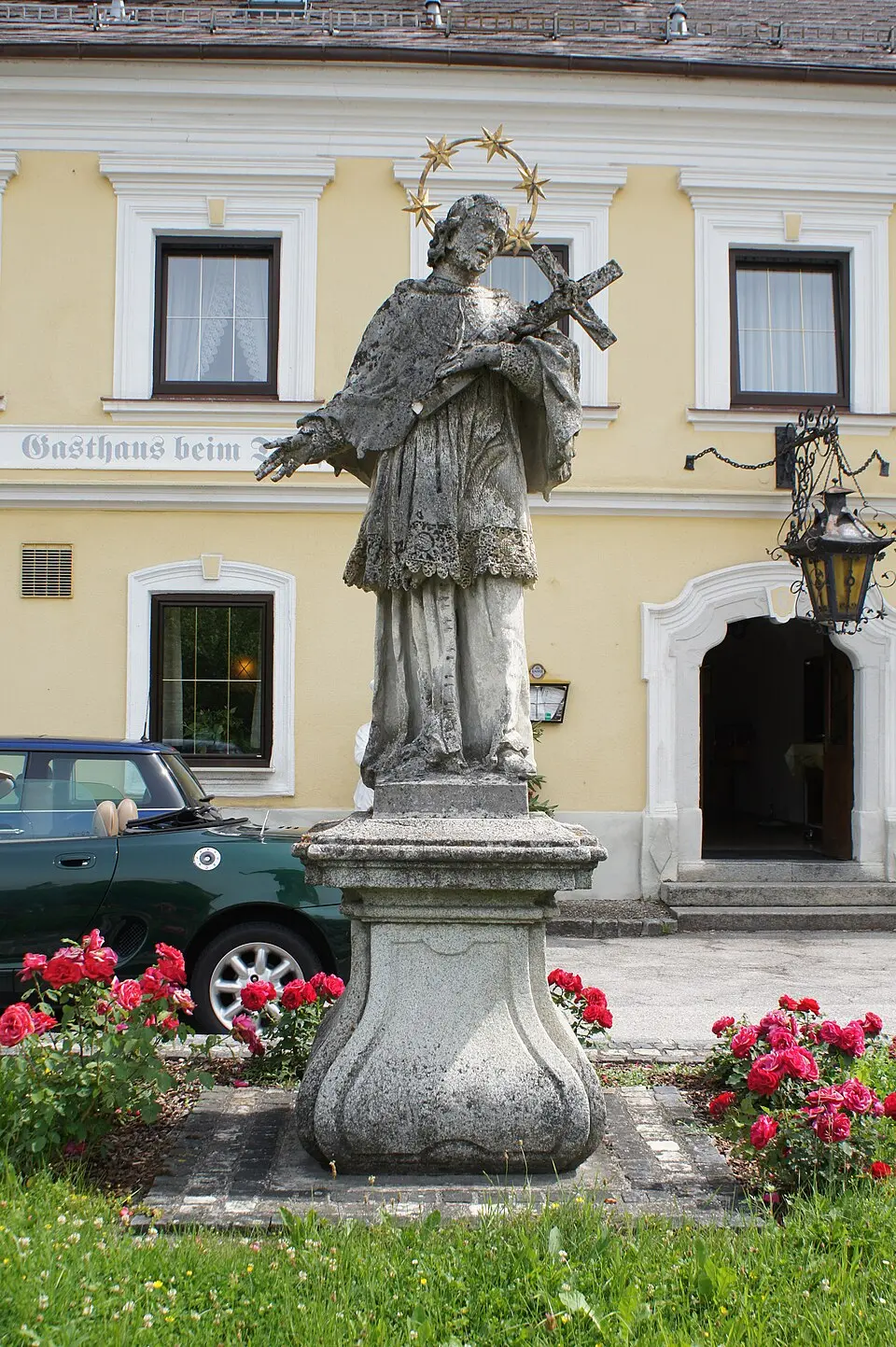 Bild: AleXXw / Alexander Wagner · CC BY-SA 3.0 AT Figurenbildstock hl. Johannes Nepomuk