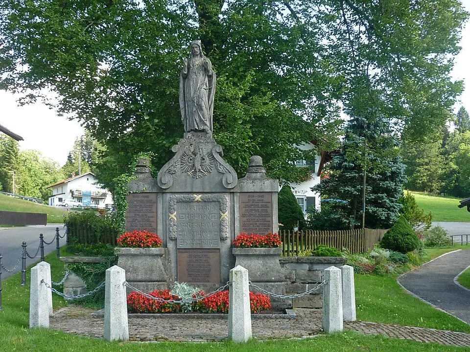 Bild: SchiDD · CC BY-SA 4.0 Kriegerdenkmal bei der Pfarrkirche