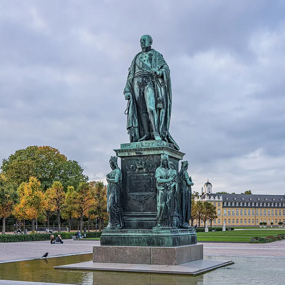 Image: A.Savin · FAL Denkmal Karl Friedrich von Baden