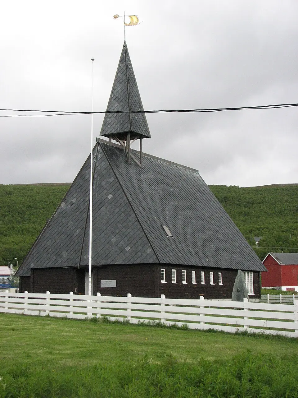 Obrázok: Rünno · Public domain Lebesby kirke