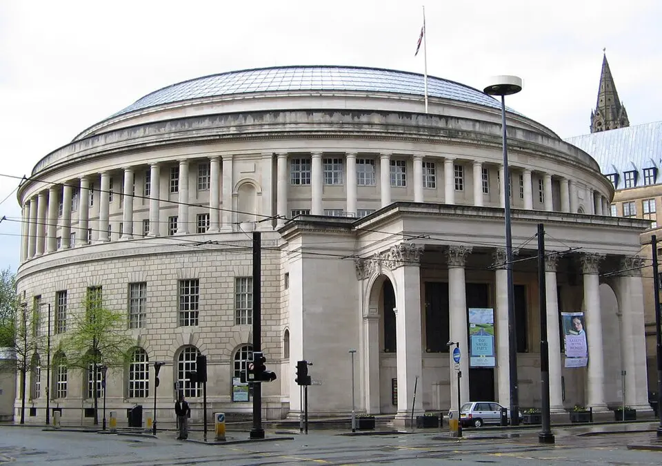 Wikimedia Commons · Public domain Manchester Central Library