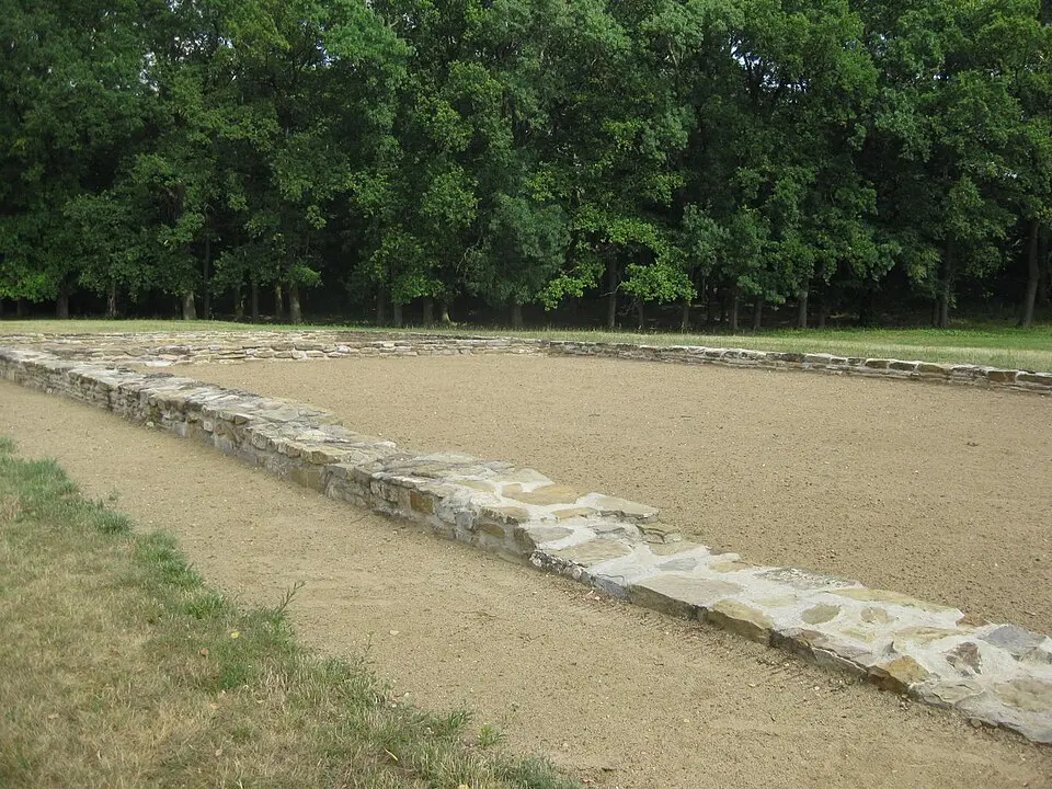 palác slovanského hradiště u Mikulčic