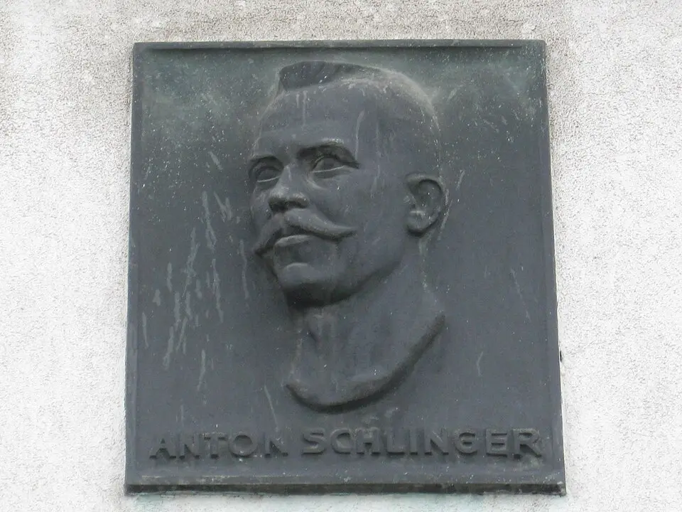 Gedenktafel für Anton Schlinger (Wien, Brünner Straße 34-38)