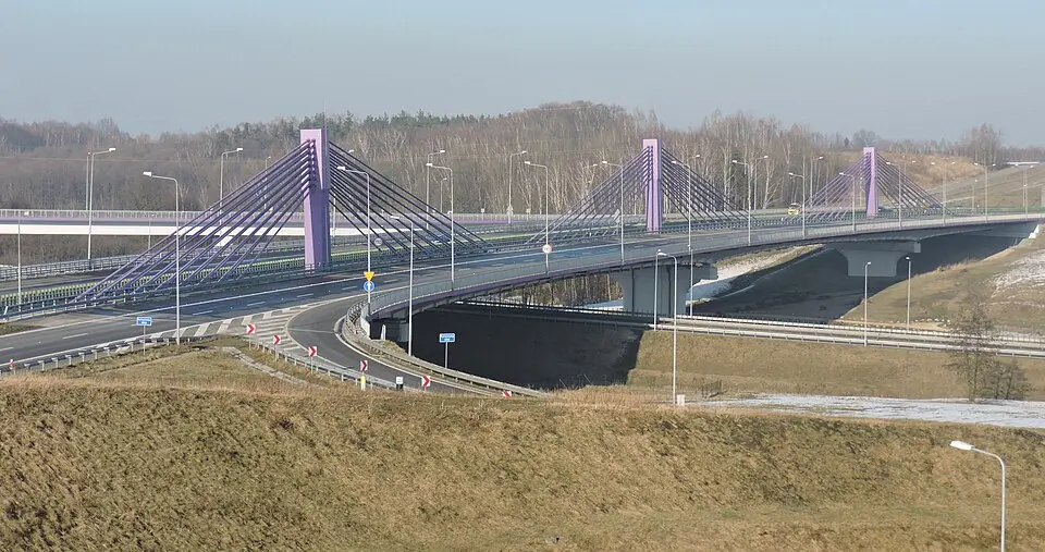 Most autostradowy w Mszanie