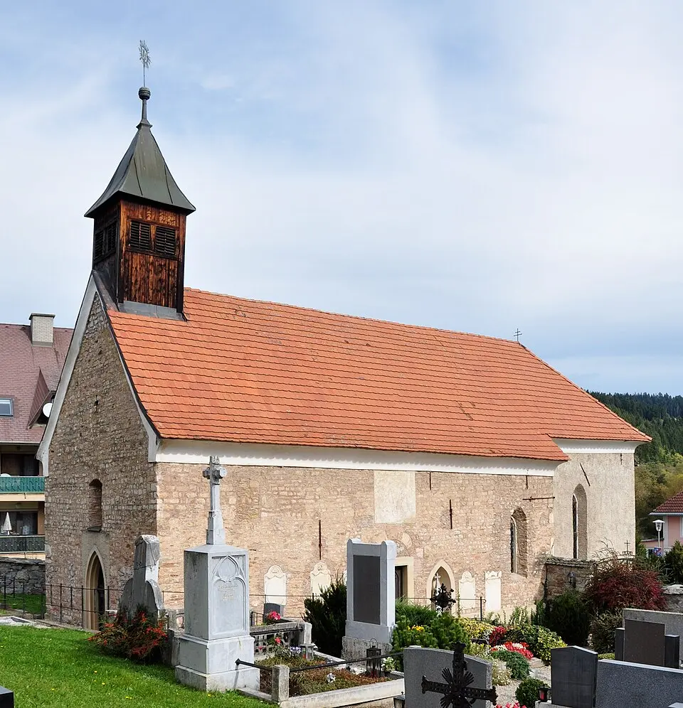 Bild: Johann Jaritz · CC BY-SA 3.0 AT Ehem. Bürgerspitalskirche hl. Cäcilia und Friedhof