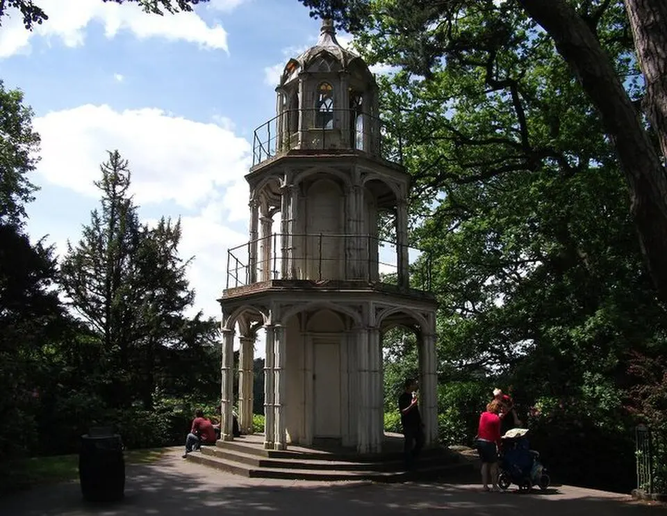 The Prospect Tower And Wall And Railings To The South