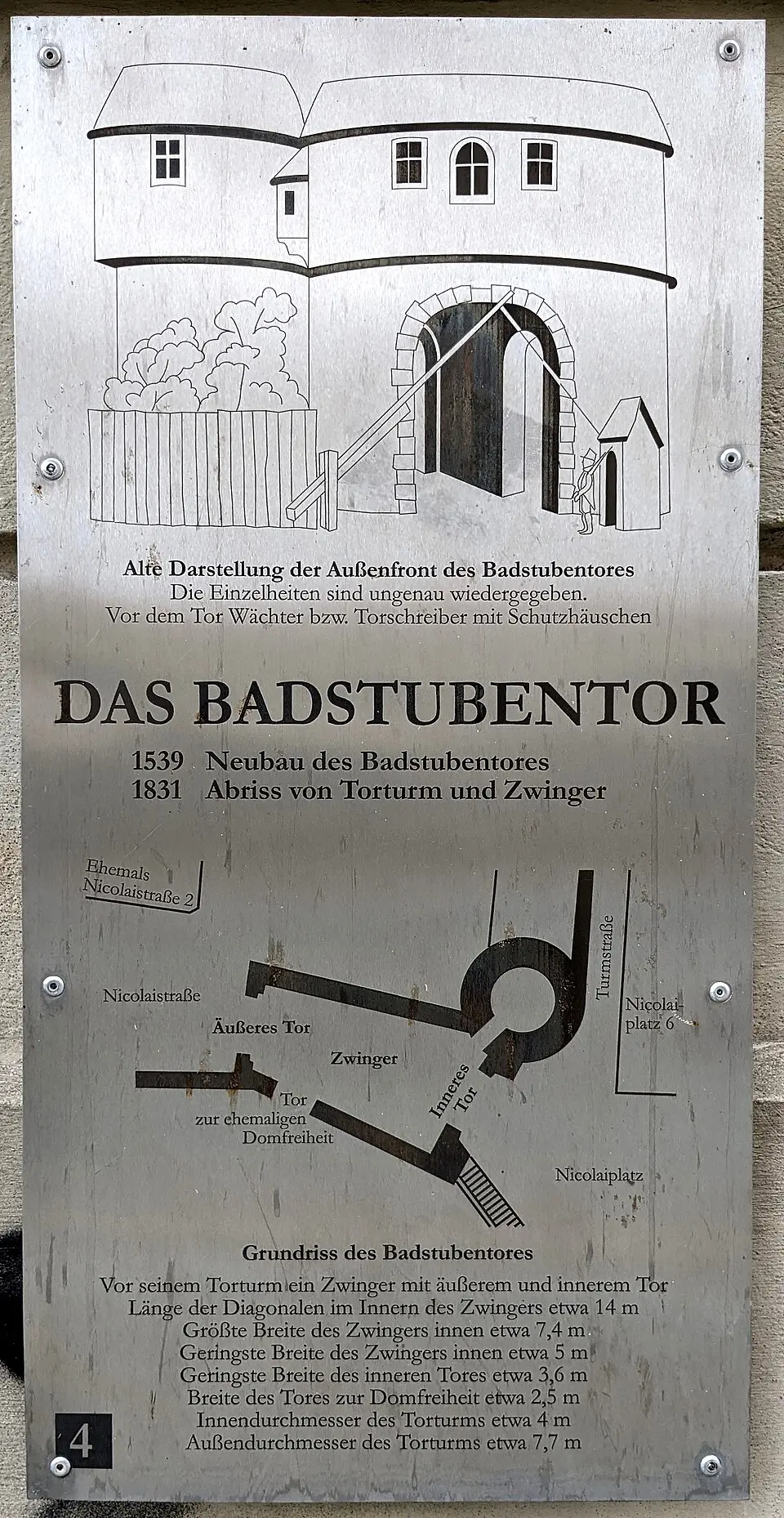 Badstubentor, Zeitz