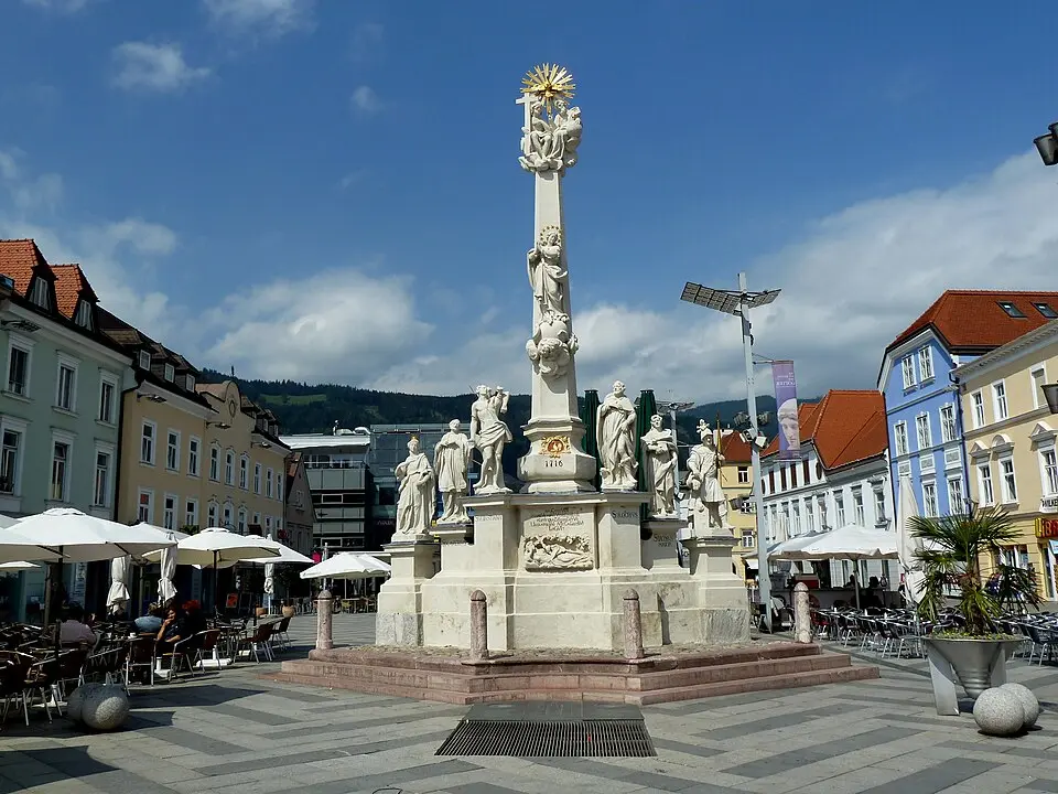 Image: Obersteirer · CC BY-SA 3.0 Pest-/Dreifaltigkeitssäule