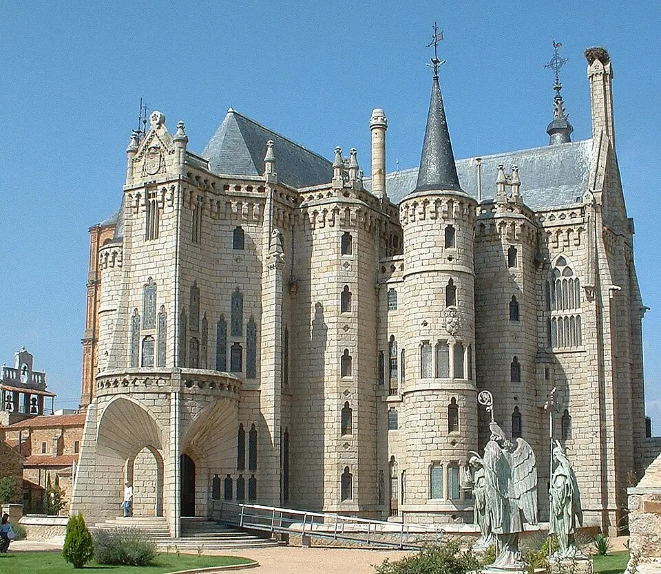 Bild: Ignacio Cobos Rey (Lironcareto) · CC BY-SA 2.5 Bischofspalast von Astorga
