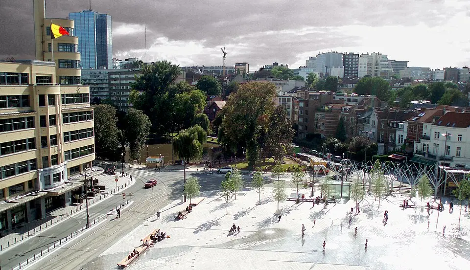 Bild: BXLgutter · CC BY-SA 3.0 Eugène Flageyplein