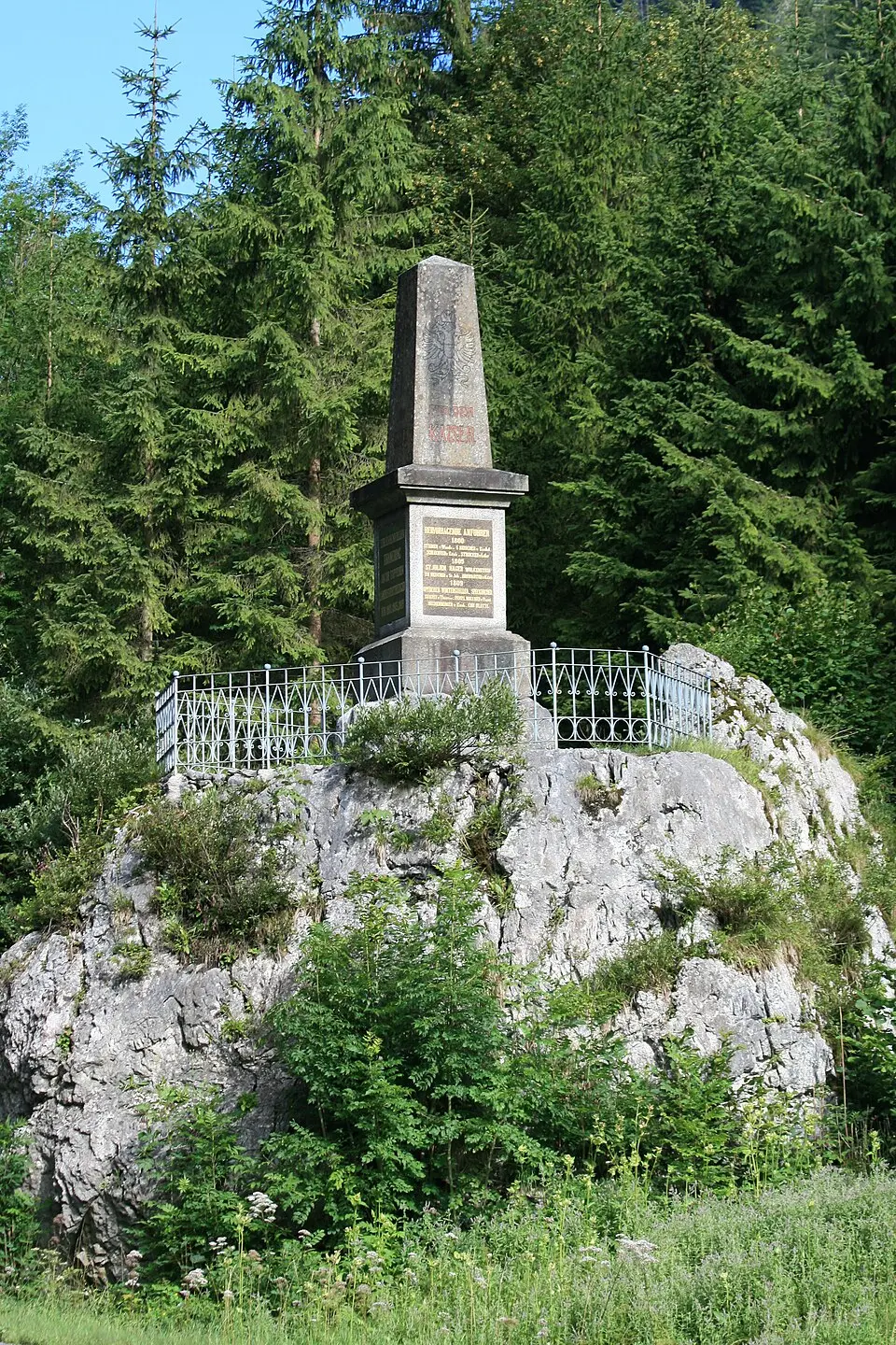 Bild: Badener · CC BY 3.0 Pass Strub-Denkmal