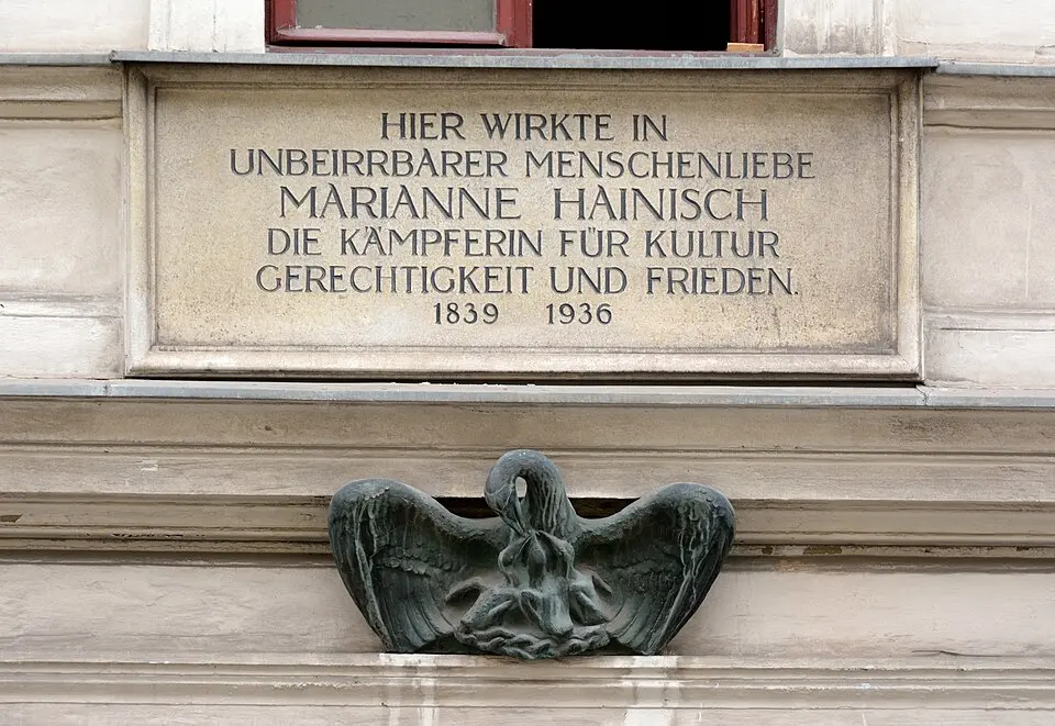 Gedenktafel für Marianne Hainisch (Wien, Rochusgasse 7)