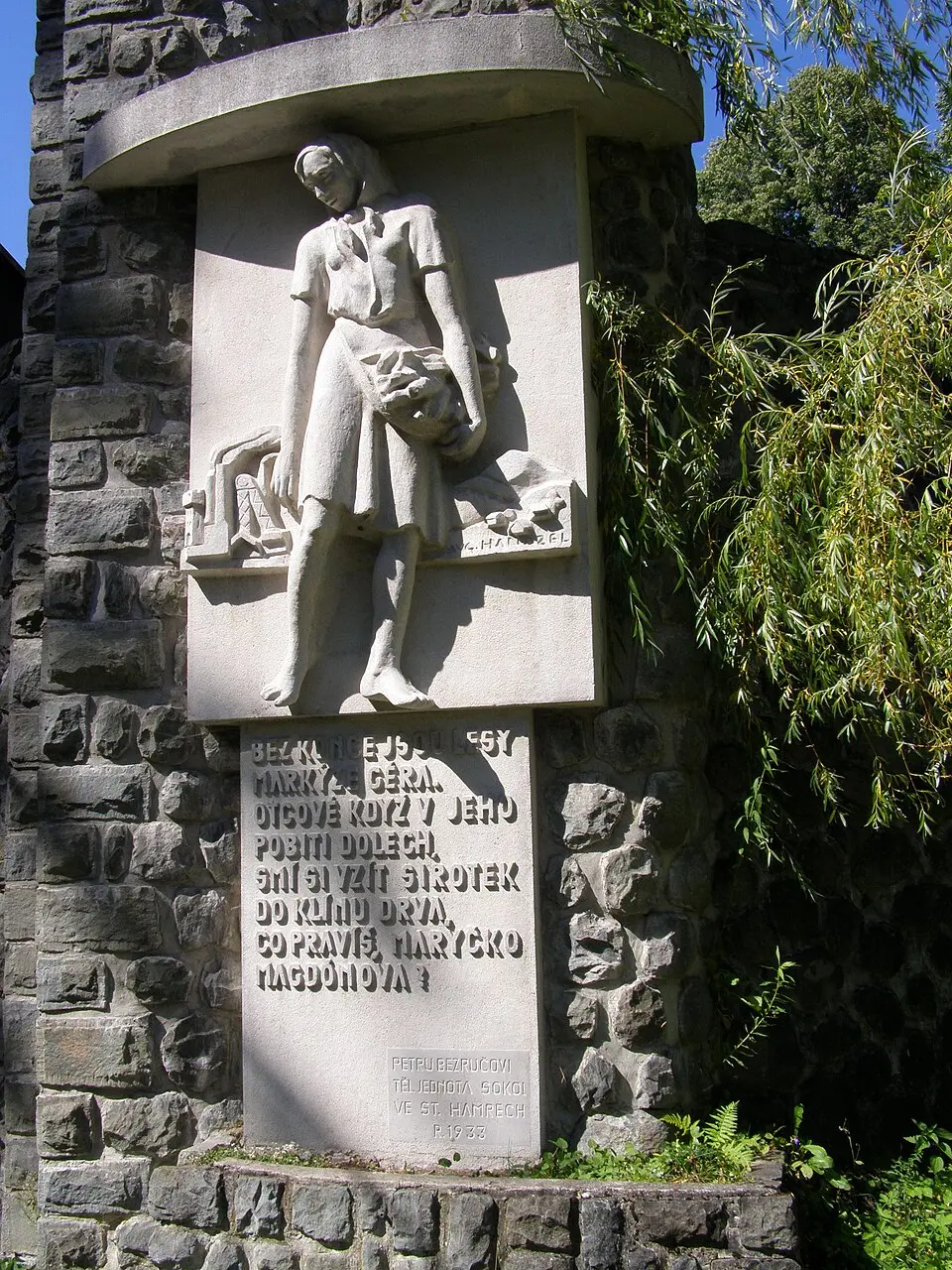 Denkmal von Maryčka Magdonová