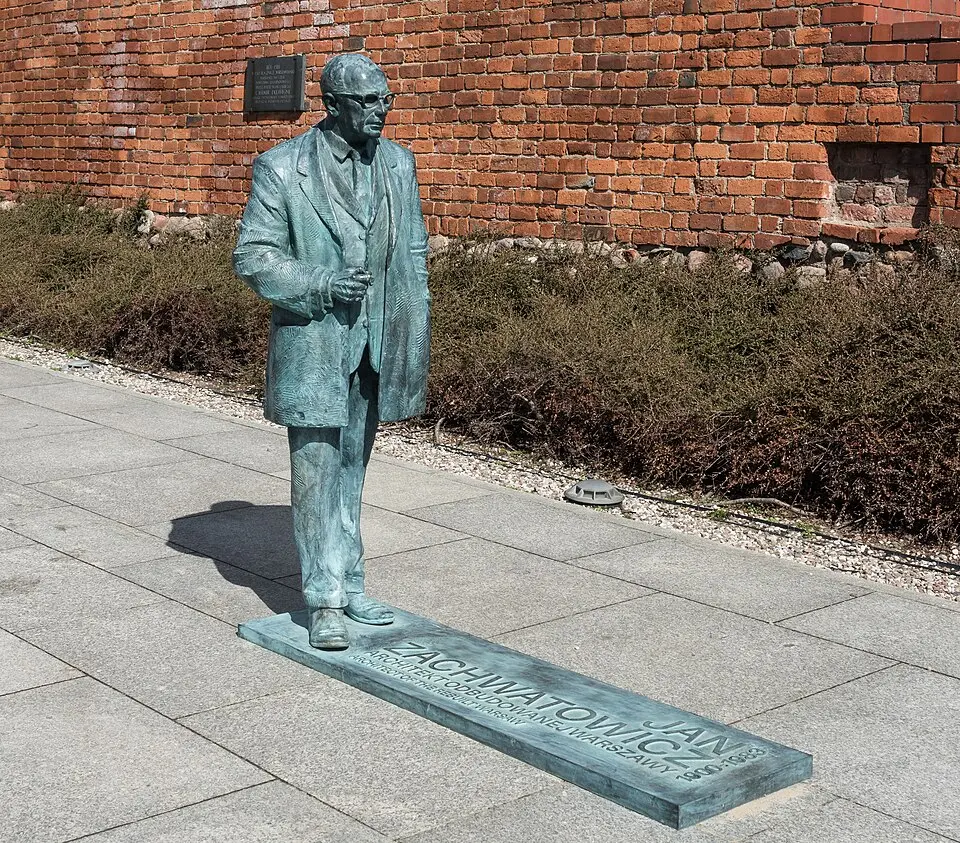Pomnik Jana Zachwatowicza w Warszawie