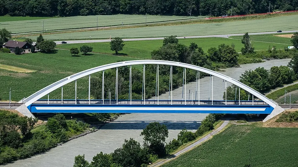 Eisenbahnbrücke Massongex