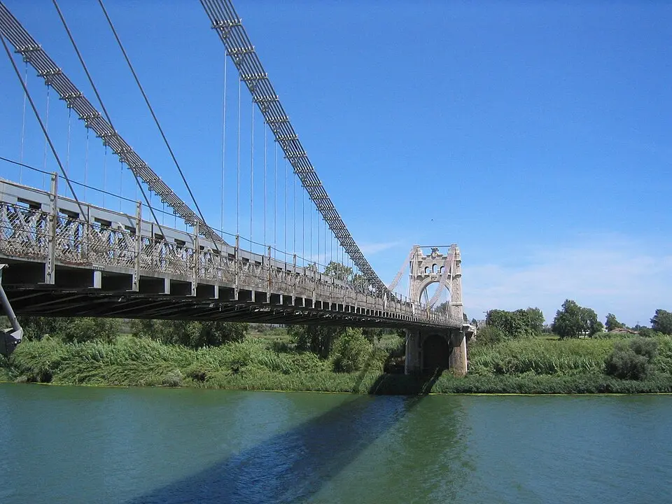 puente colgante de Amposta