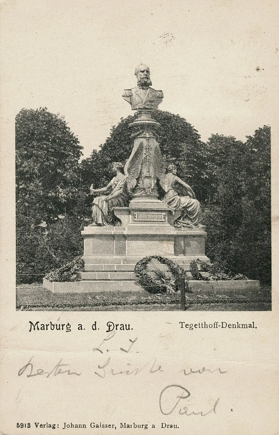 Tegetthoff-Denkmal in Marburg