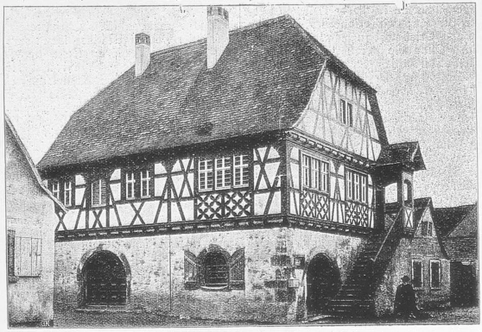Bild: Zeitschrift Wormser Altertumsverein, Juli 1906 · Public domain Hohen-Sülzen