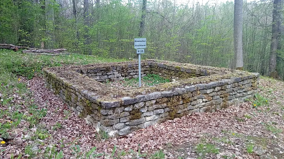 Obrázok: Granpar · CC BY 3.0 Römischer Wachturm Barnholz (RLK8/25)