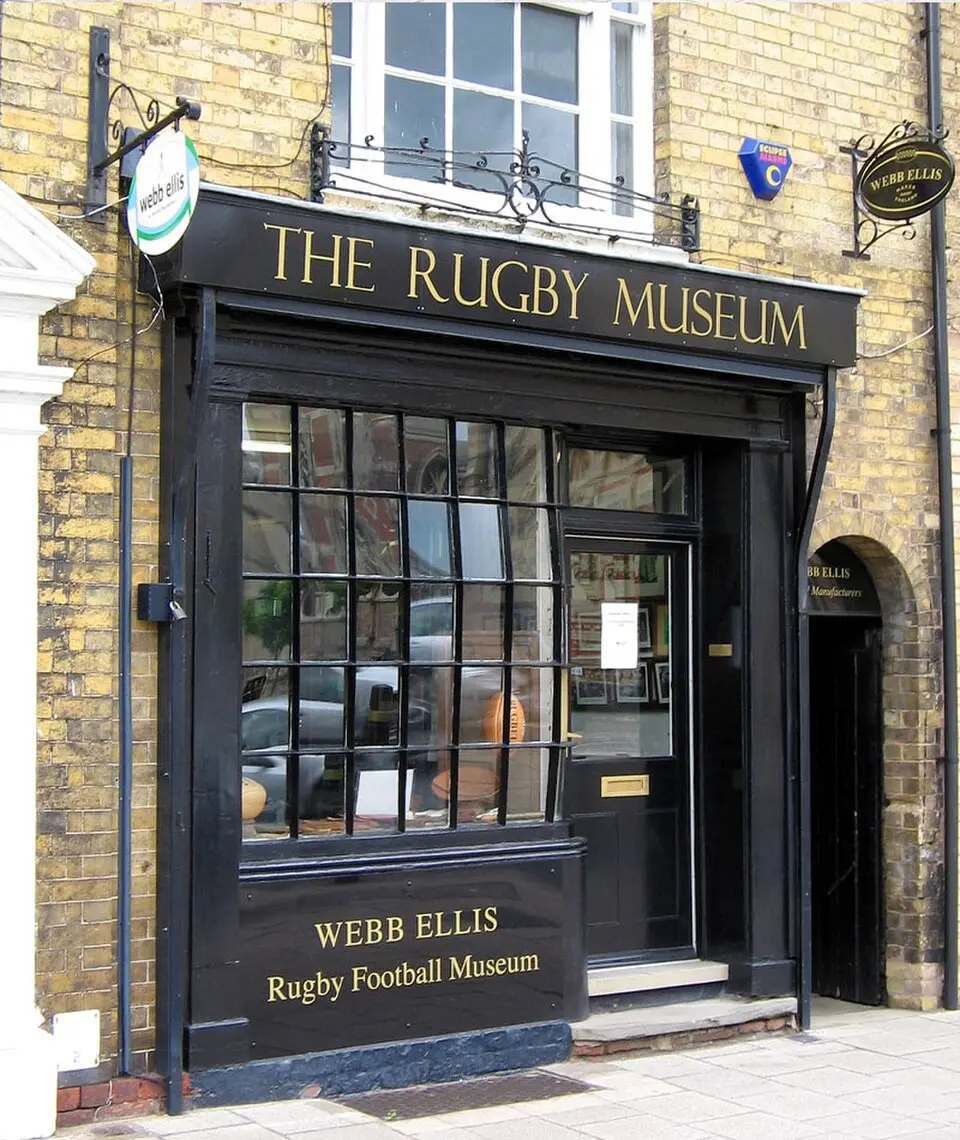 Slika: G-Man at English Wikipedia · Public domain Webb Ellis Rugby Football Museum