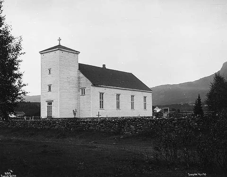 Bild: Anders Beer Wilse · Public domain Sauda kirke