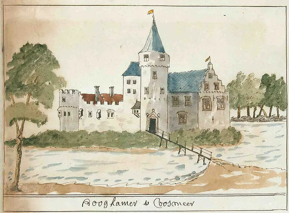 Bild: Andries Schoemaker / Gerrit Schoemaker / Cornelis Pronk / Abraham de Haen · Public domain Hoogkamer