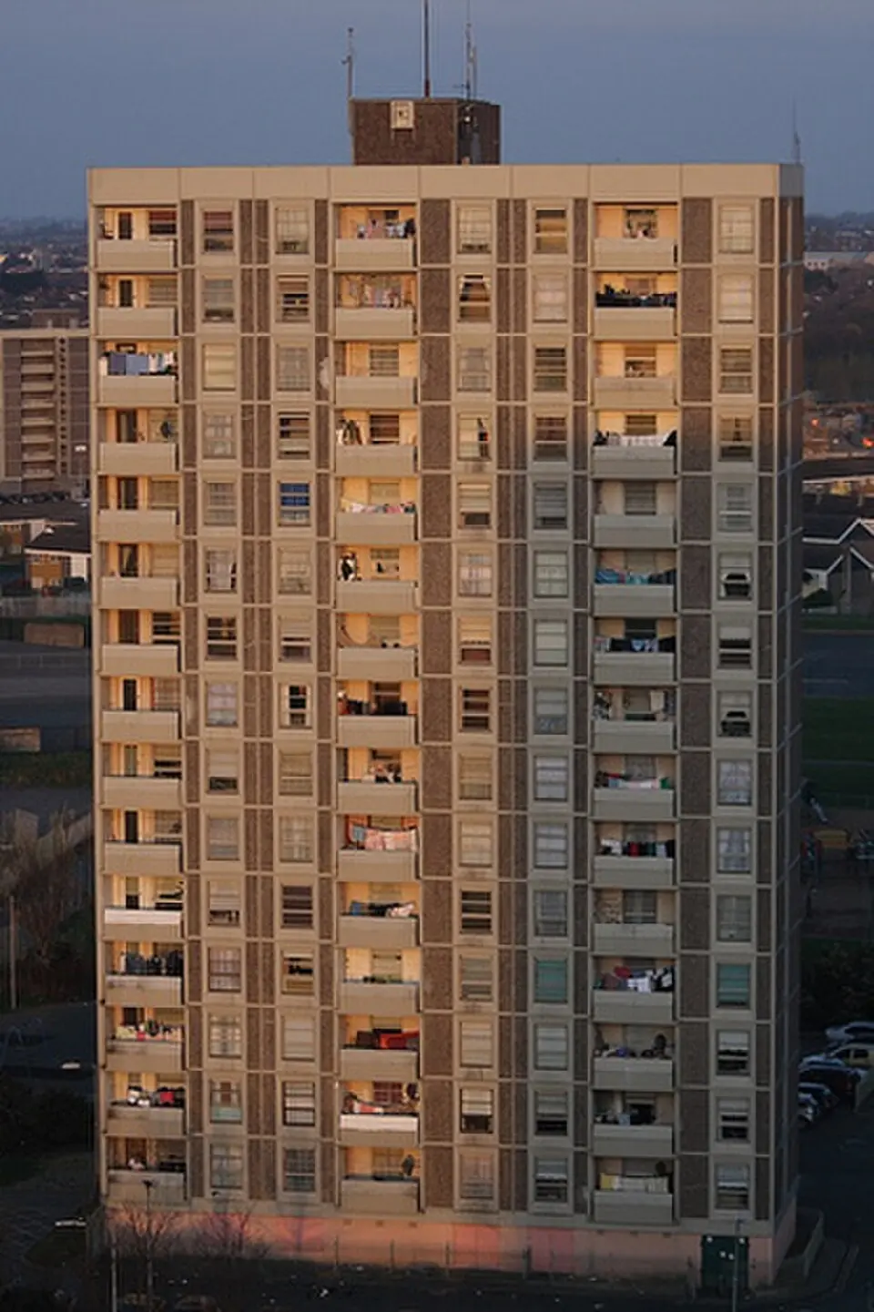 Ballymun tower blocks