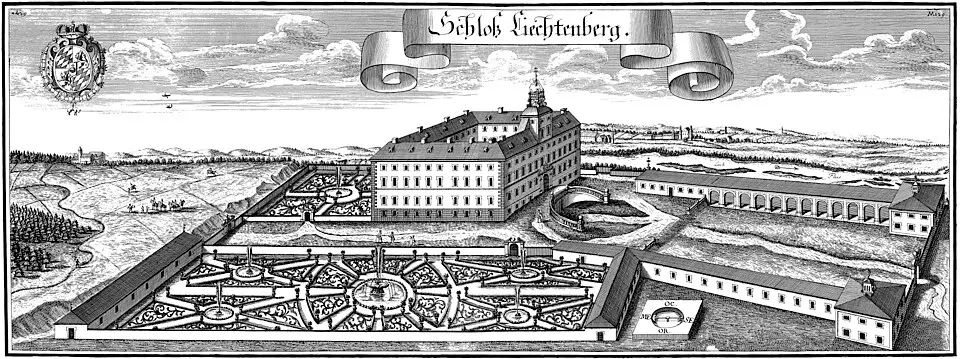 Slika: Michael Wening · Public domain Schloss Lichtenberg