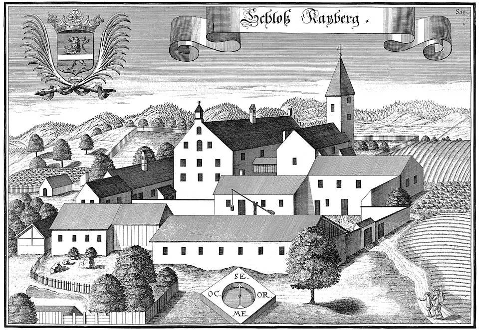 Obrázek: Michael Wening · Public domain Schloss Katzberg