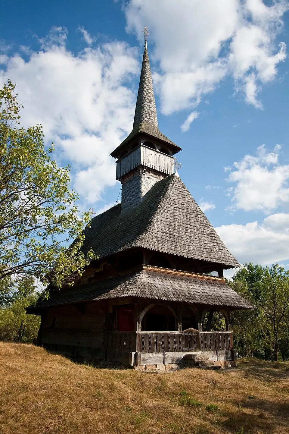 Istenszülő bevezetése a templomba-fatemplom (Barcánfalva)
