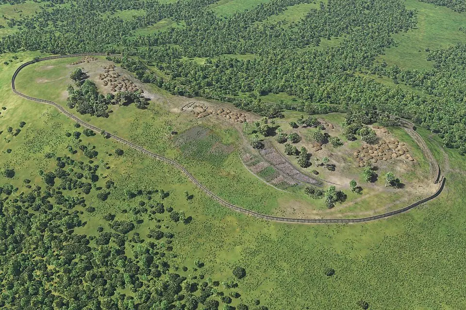 Yacimiento arqueológico del monte Ornedo