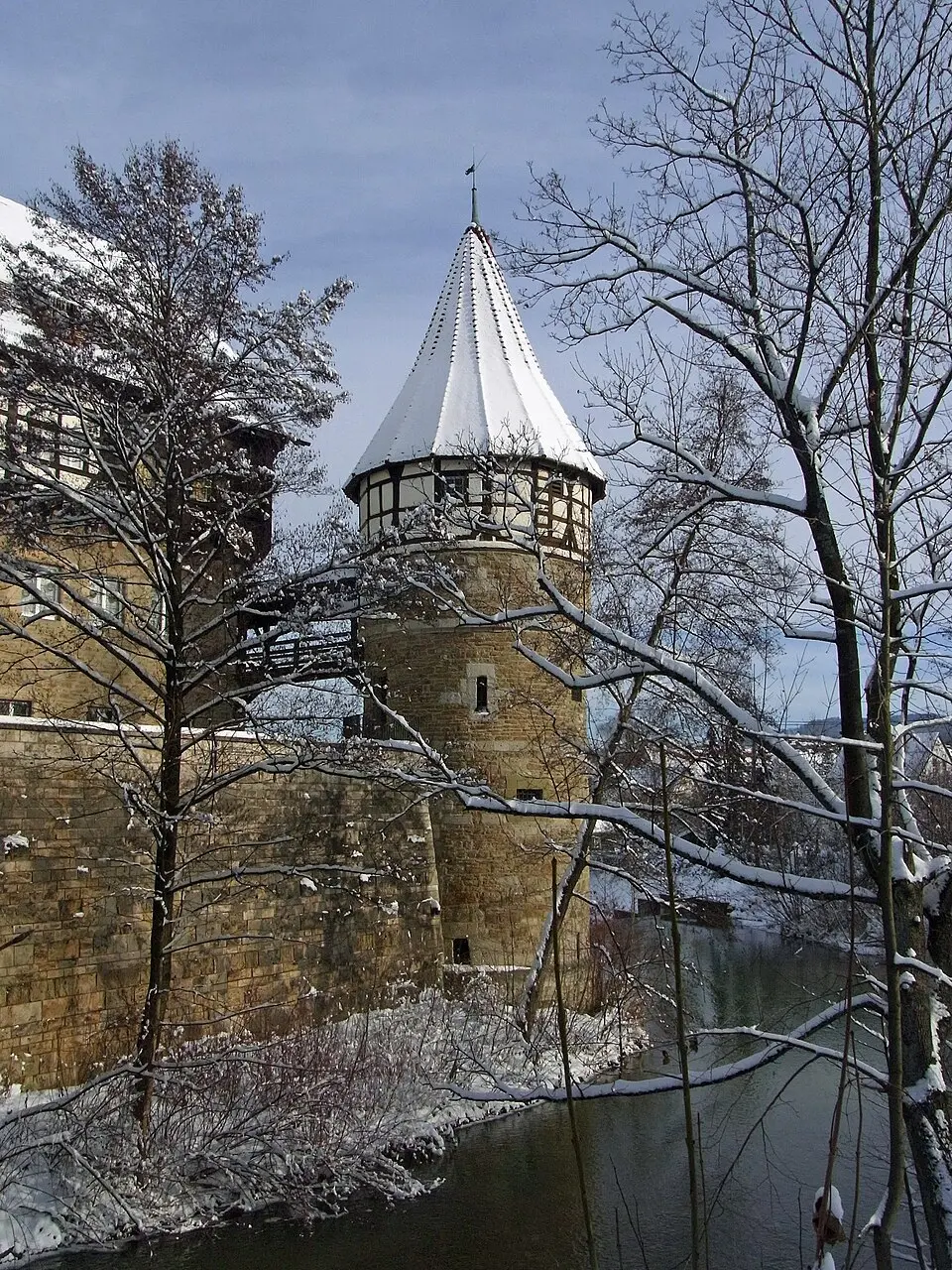 Bild: Rainer Halama · CC BY-SA 3.0 Wasserturm Stadtbefestigung Balingen (Friedrichstraße 67/1)