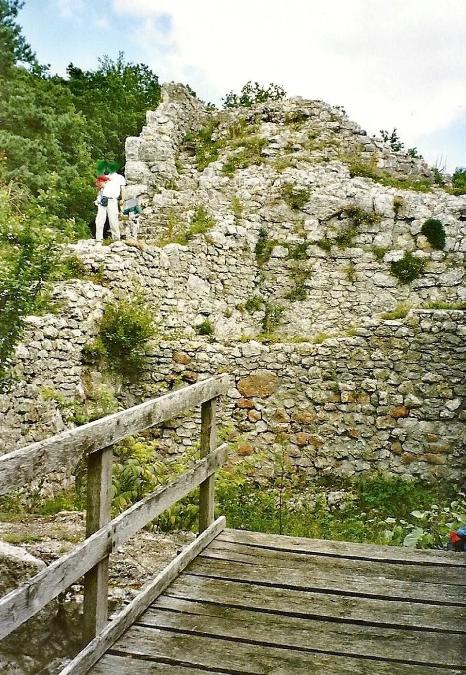 Radegg, mittelalterliche Burgruine mit Vorwerk