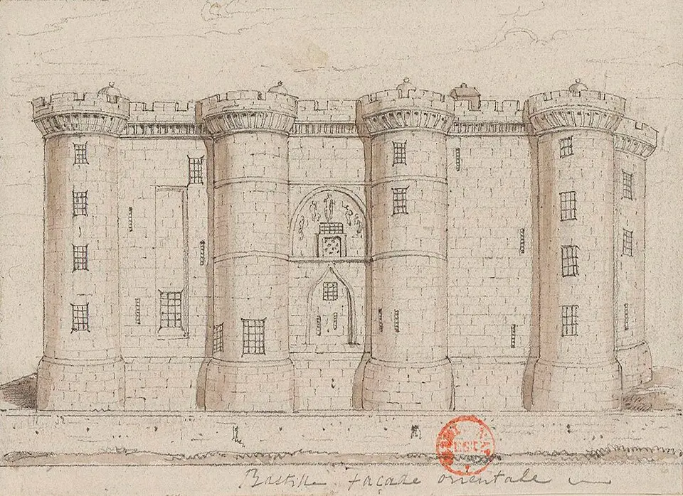 Bild: This file comes from Gallica Digital Library and is available under the digital ID btv1b103025059 · Public domain Bastille