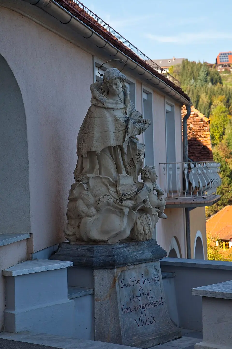 Kép: Danraf · CC BY-SA 3.0 AT Figurenbildstock hl. Johannes Nepomuk