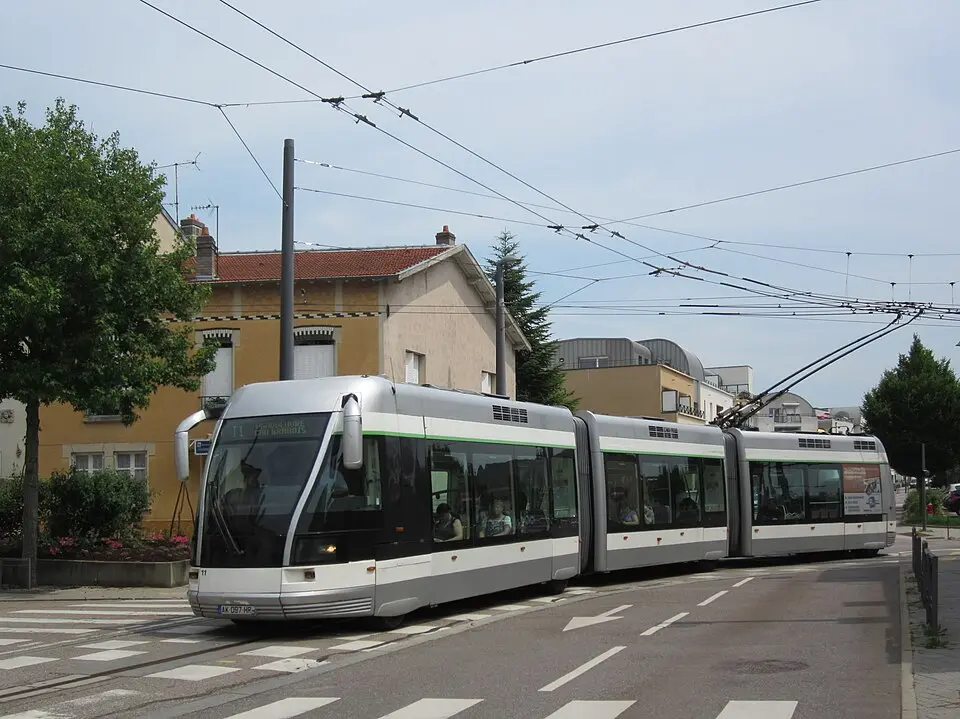 Nancy kötöttpályás buszhálózata