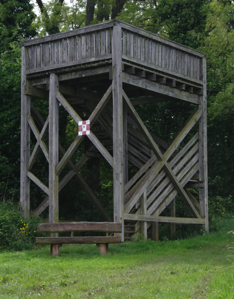 Bild: UuMUfQ · CC BY-SA 3.0 Aussichtsturm Düdelsheim