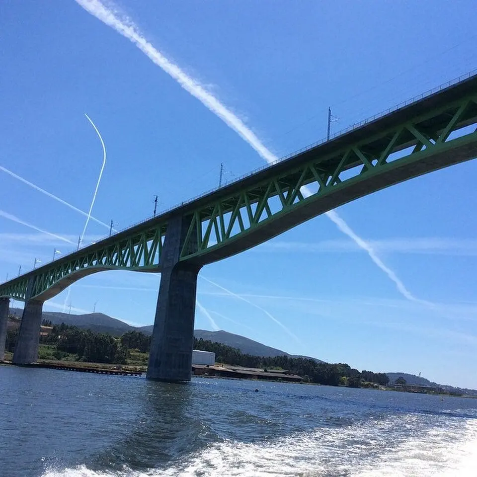 AVE-Viadukt über den Río Ulla (Eje Atlántico)