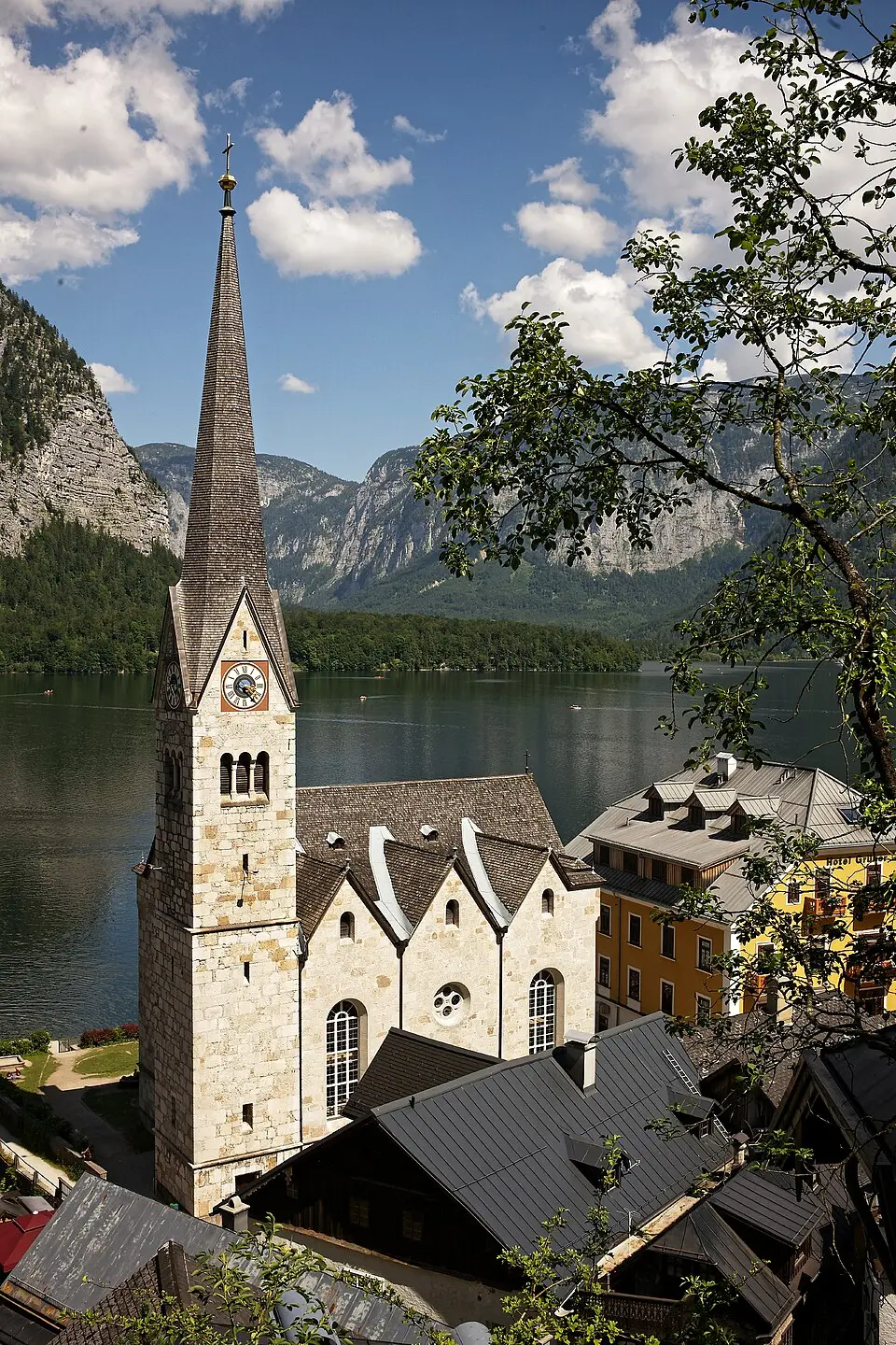 Bild: Burkhard Mücke · CC BY-SA 4.0 Evangelische Pfarrkirche Hallstatt