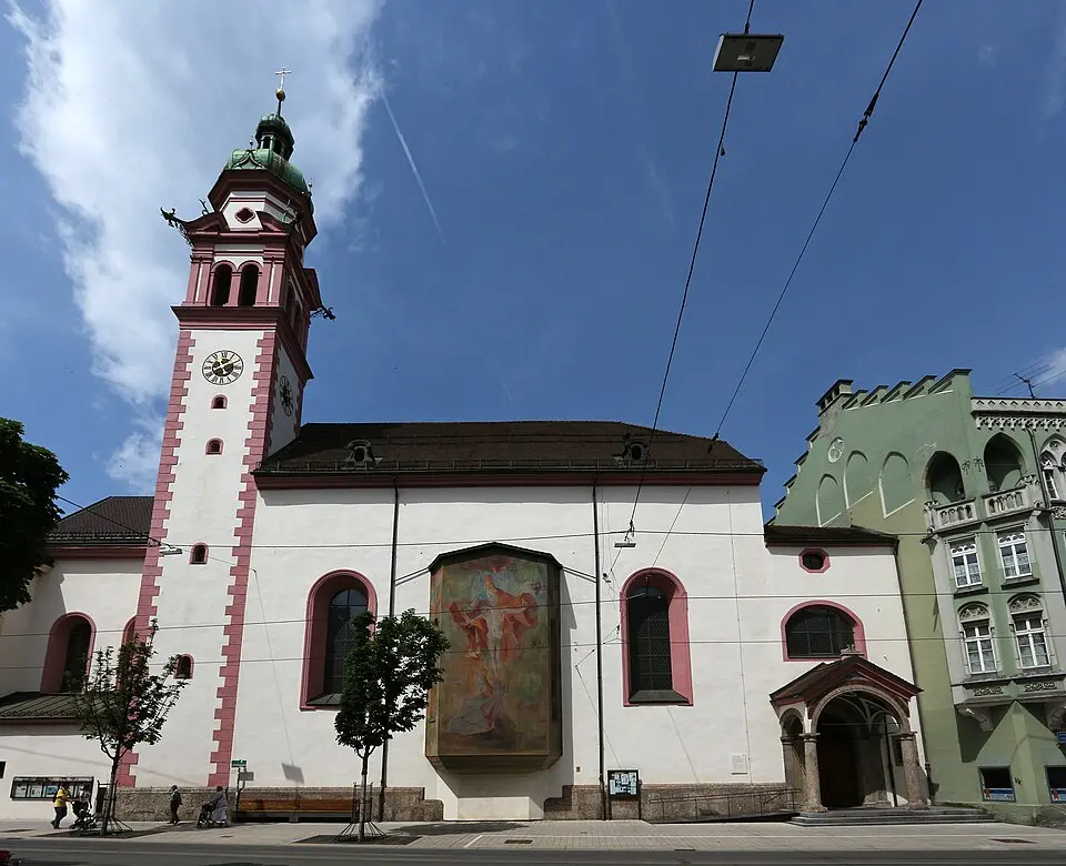 Bild: Simon Legner (User:simon04) · CC BY-SA 4.0 Innsbruck: Der Dom, dessen älteste erhaltene Ansicht Dürer malte