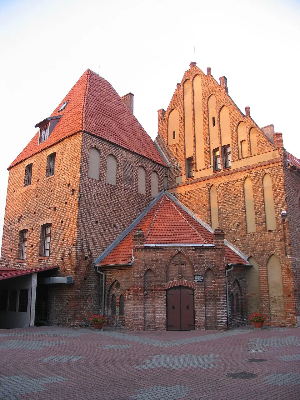 wieża przy klasztorze cystersek w Chełmnie