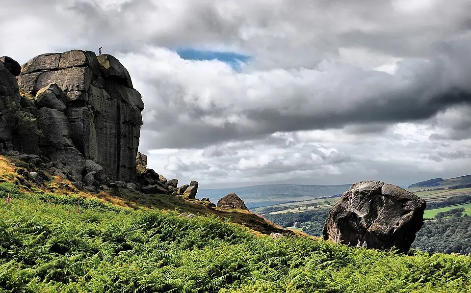 Bild: TJBlackwell at English Wikipedia · CC BY-SA 3.0 Ilkley Moor