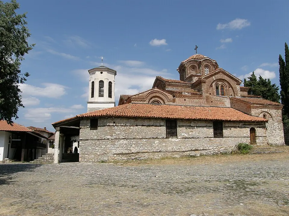 Bild: Crnorizec at Macedonian Wikipedia · CC BY-SA 3.0 Црква „Пресвета Богородица Перивлептос“ - Охрид