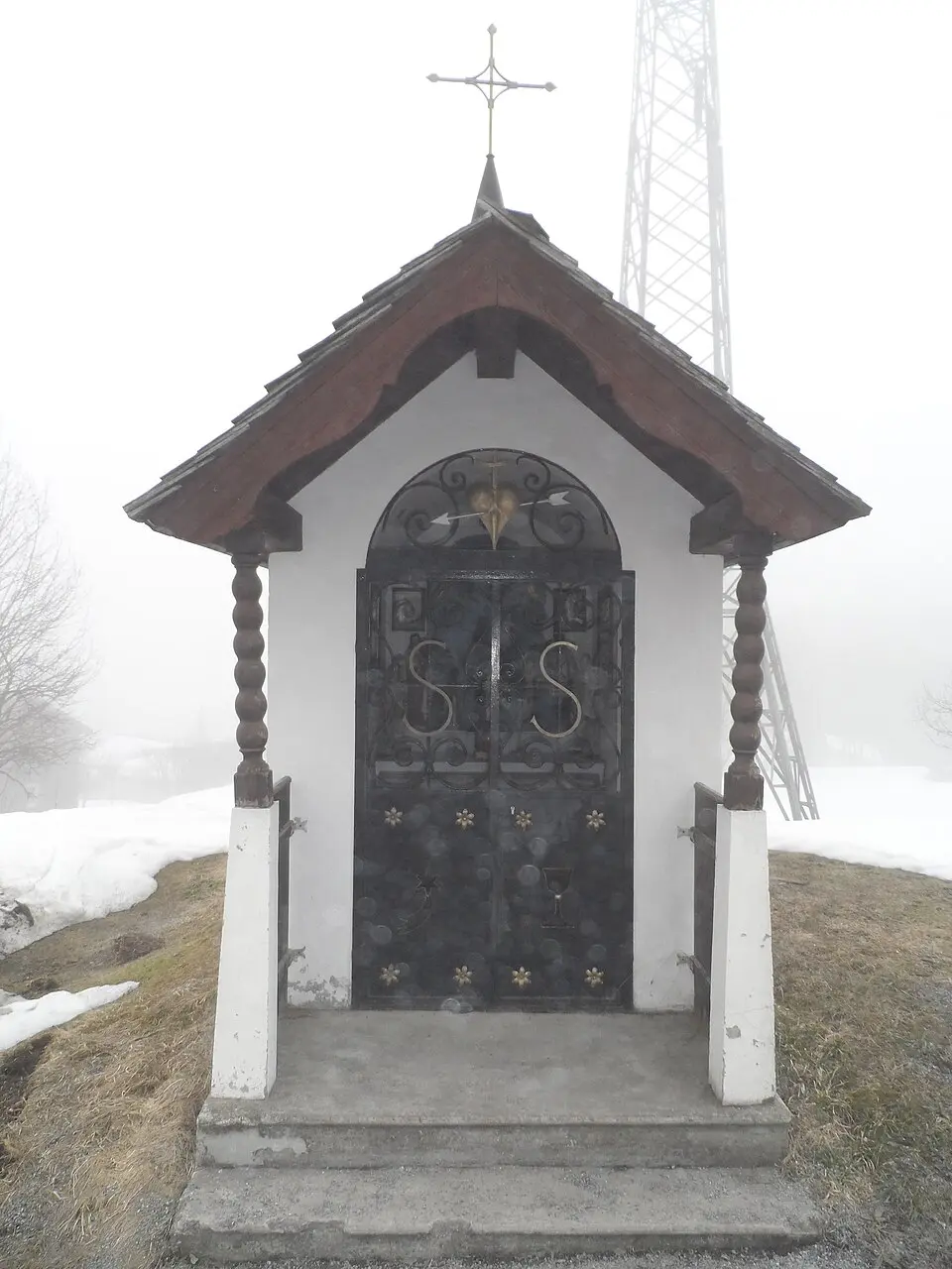Flur-/Wegkapelle, hl. Sebastian