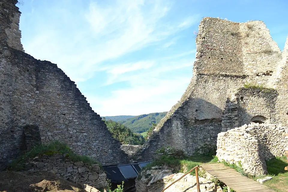 Hrad Divín, Divínsky hrad, palác hradný