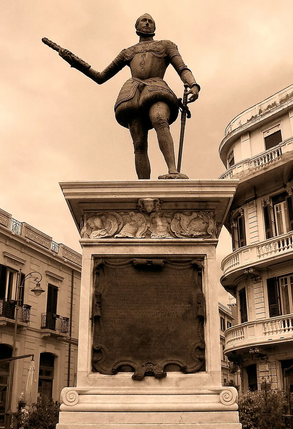 Bild: MarcoCrupi · CC BY-SA 3.0 Statua di Don Giovanni d'Austria