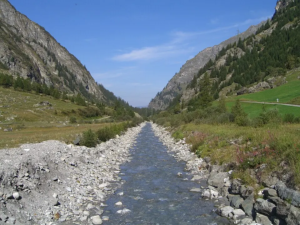 Bild: Olivier Bruchez from Lausanne, Switzerland · CC BY-SA 2.0 Dranse de Bagnes