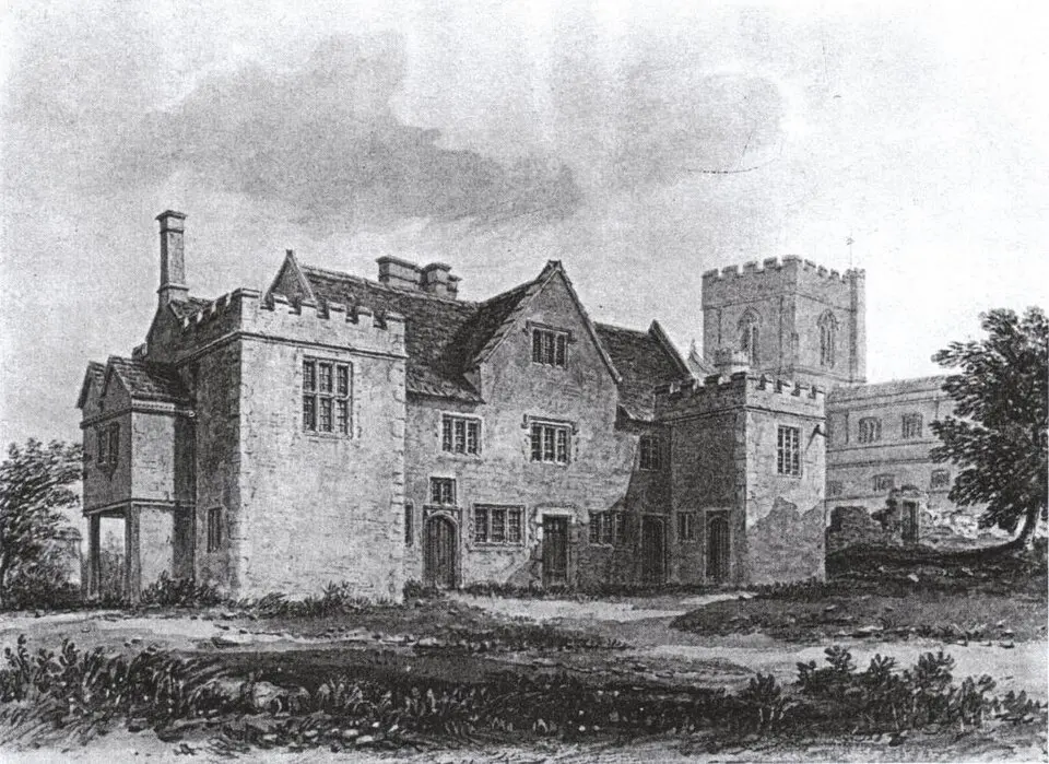 Remains of Edington Priory